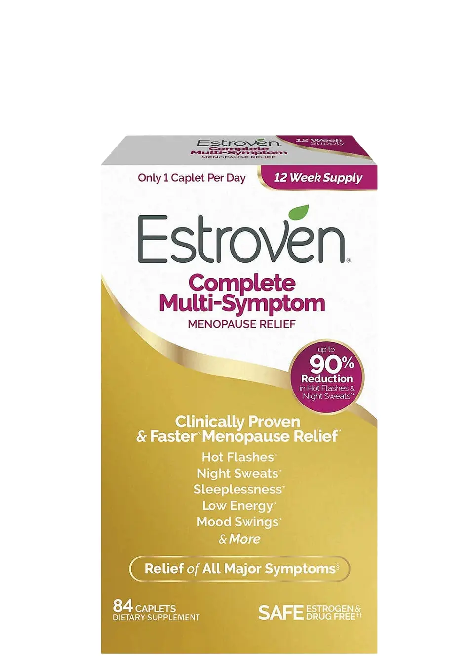 Estroven Complete Multi-Symptom Menopause 84 Cápsulas | Alivio Integral de la Menopausia | Sin Hormonas | Control Sofocos, Estrés y Sueño | Colombia 1