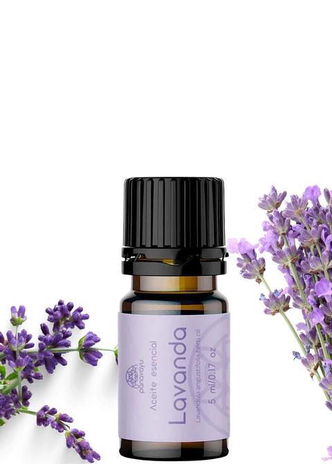 Aceite Esencial Puro de Lavanda 5 ml | Relajación, Sueño y Calma Natural | Antiestrés, Piel y Aromaterapia