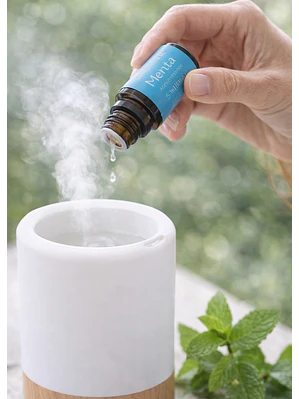 Aceite Esencial de Menta 5 ml | Energía, Enfoque y Alivio Muscular | Digestión, Respiración y Cuero Cabelludo