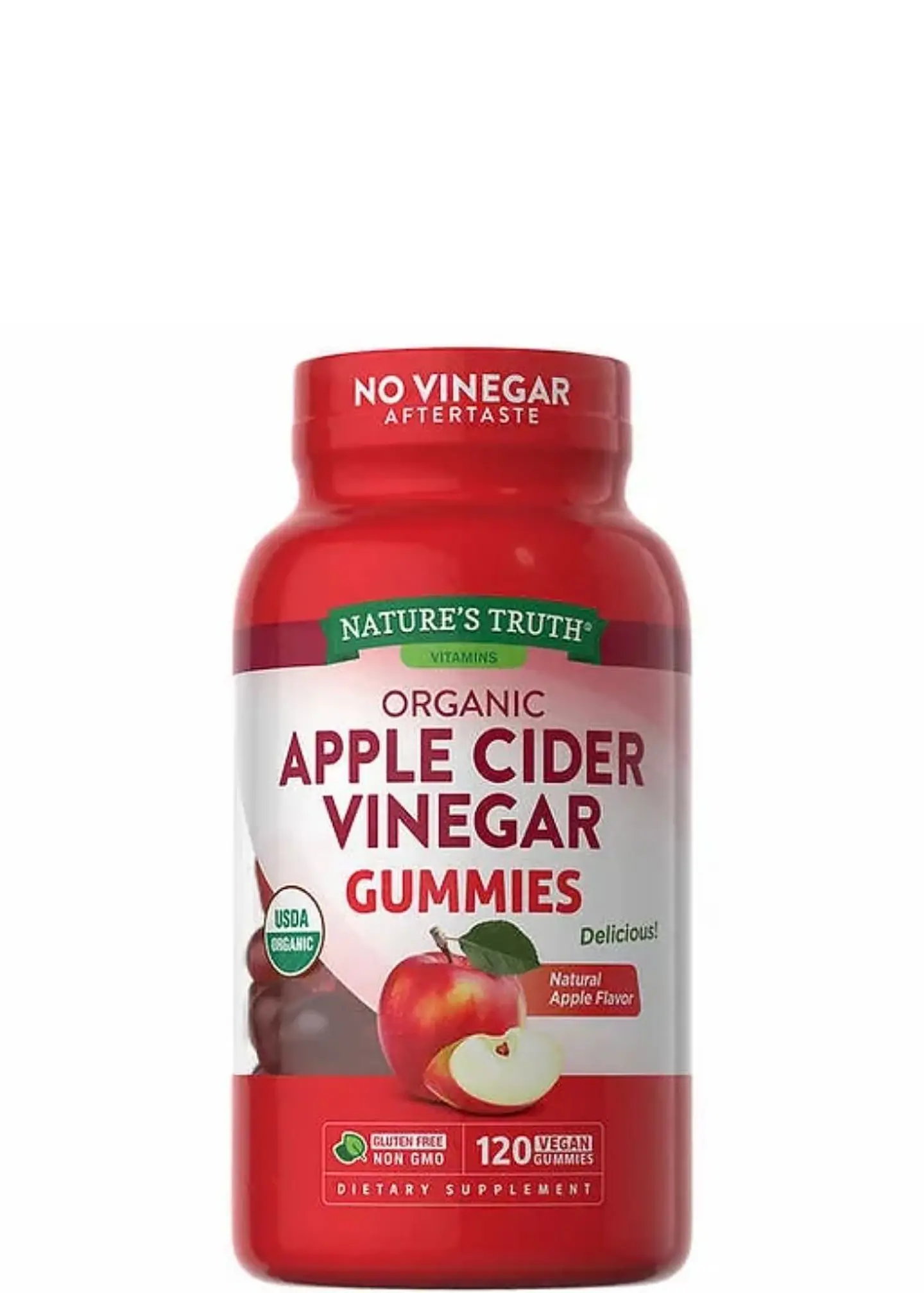 Vinagre de Sidra de Manzana en Gomitas 500 mg Nature’s Truth | Digestión, Metabolismo y Control del Apetito | Sabor Manzana | 120 Gomitas Orgánicas | Colombia 1