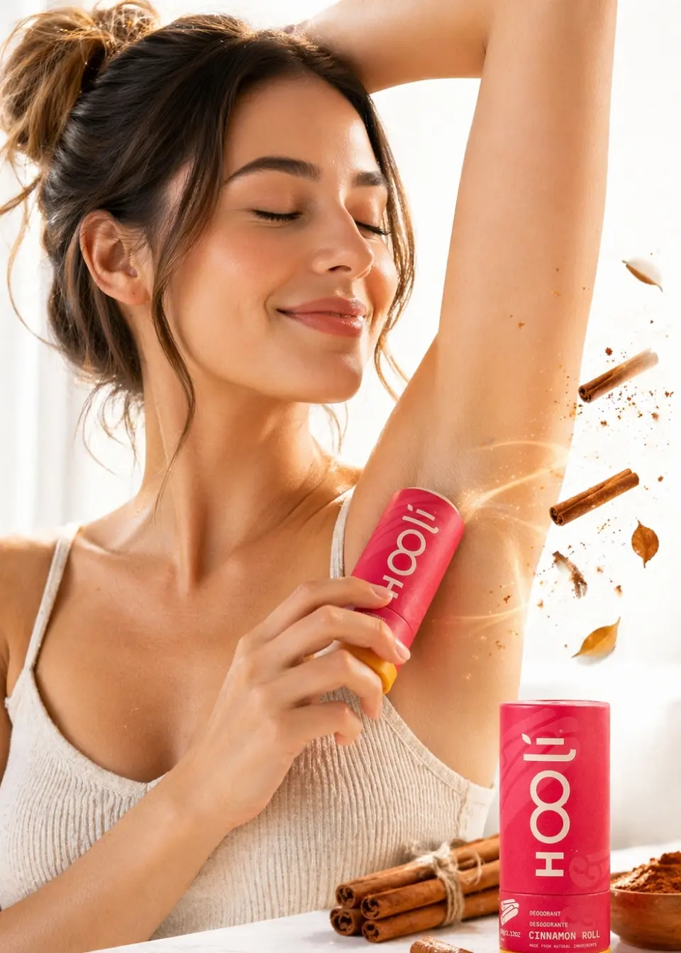 Desodorante Natural Canela 60g | Sin bicarbonato, Sin Aluminio, Sin Piedra Alumbre y Sin Parabenos | Control de Olor, Equilibrio Natural y Cuidado Suave para Axilas Sensibles 2