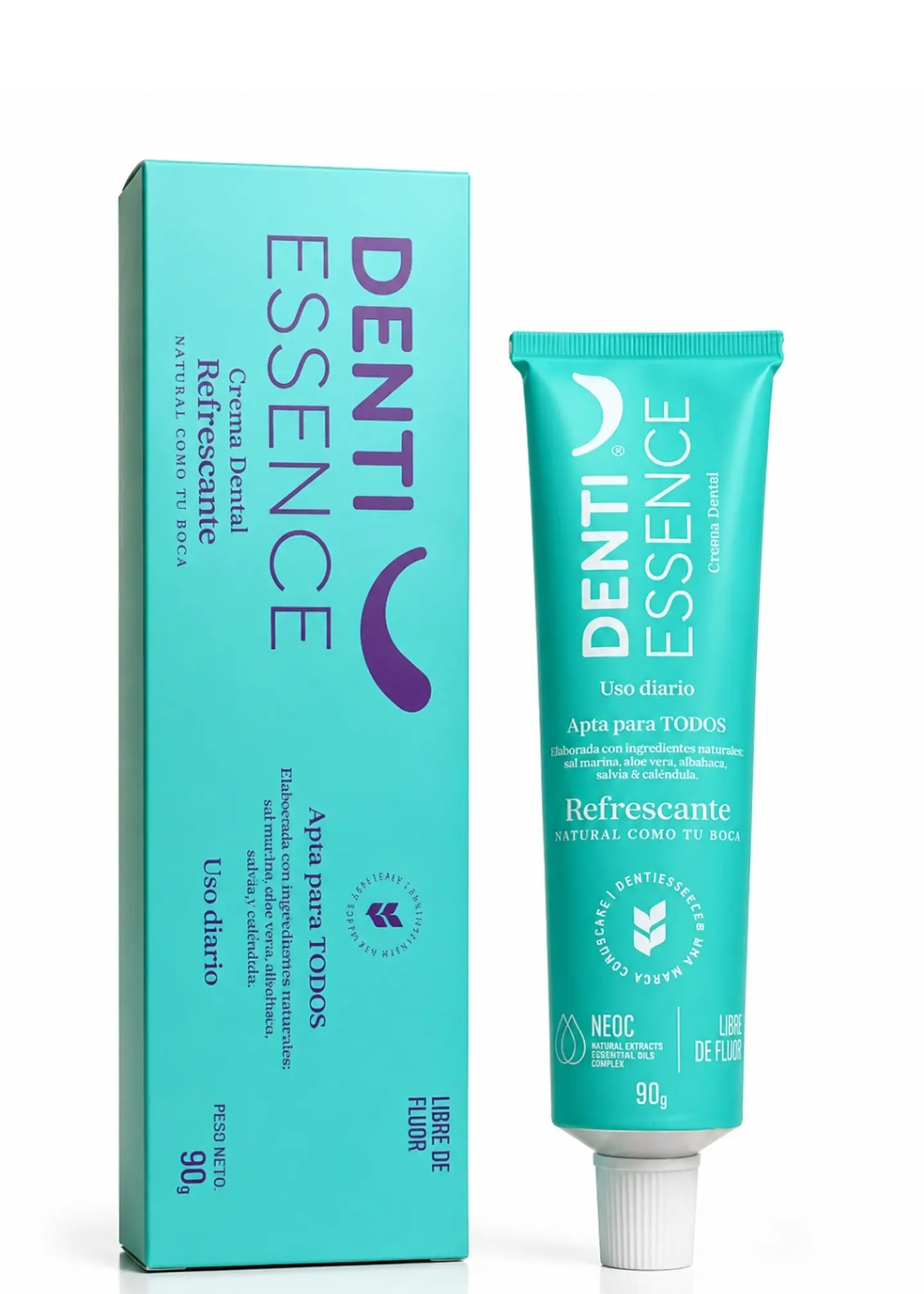 Crema Dental Natural sin Flúor, parabenos, sulfatos y sabores artificiales 90g |  Sonrisa Sana y Refrescante con Extractos Botánicos 1