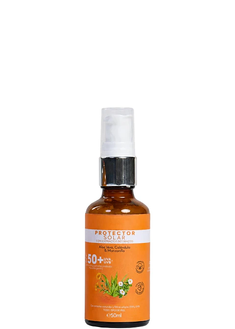 Protector Solar Natural SPF 50+ Mineral 50ml | Biodegradable | Libre de Oxibenzona | Apto para Parques Naturales | Colombia
