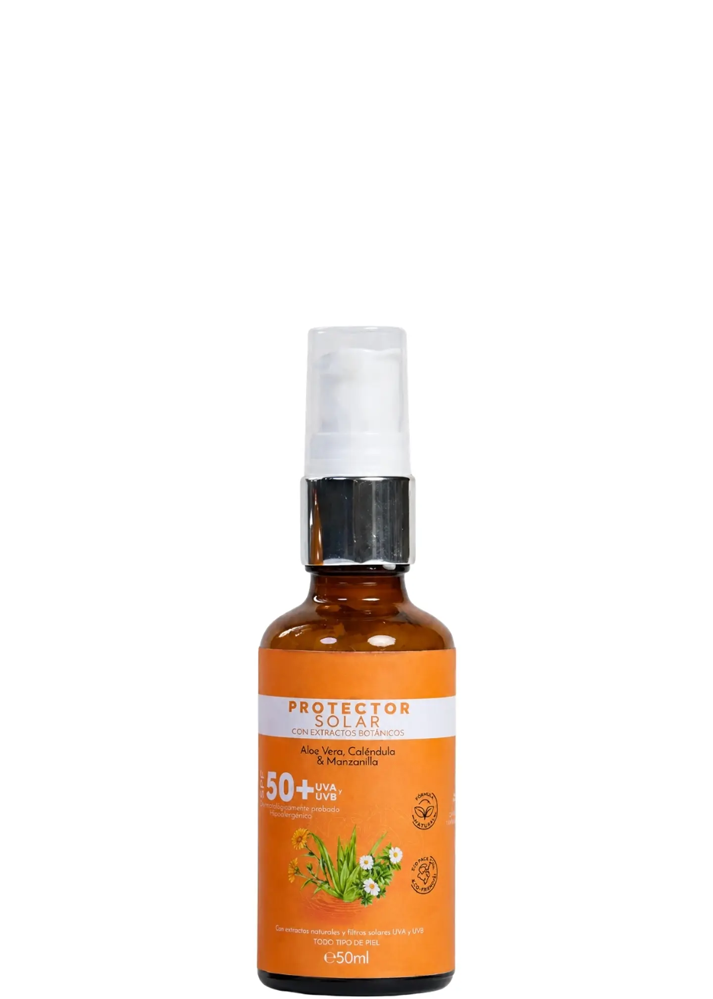 Protector Solar Natural SPF 50+ Mineral 50ml | Biodegradable | Libre de Oxibenzona | Apto para Parques Naturales | Colombia 1