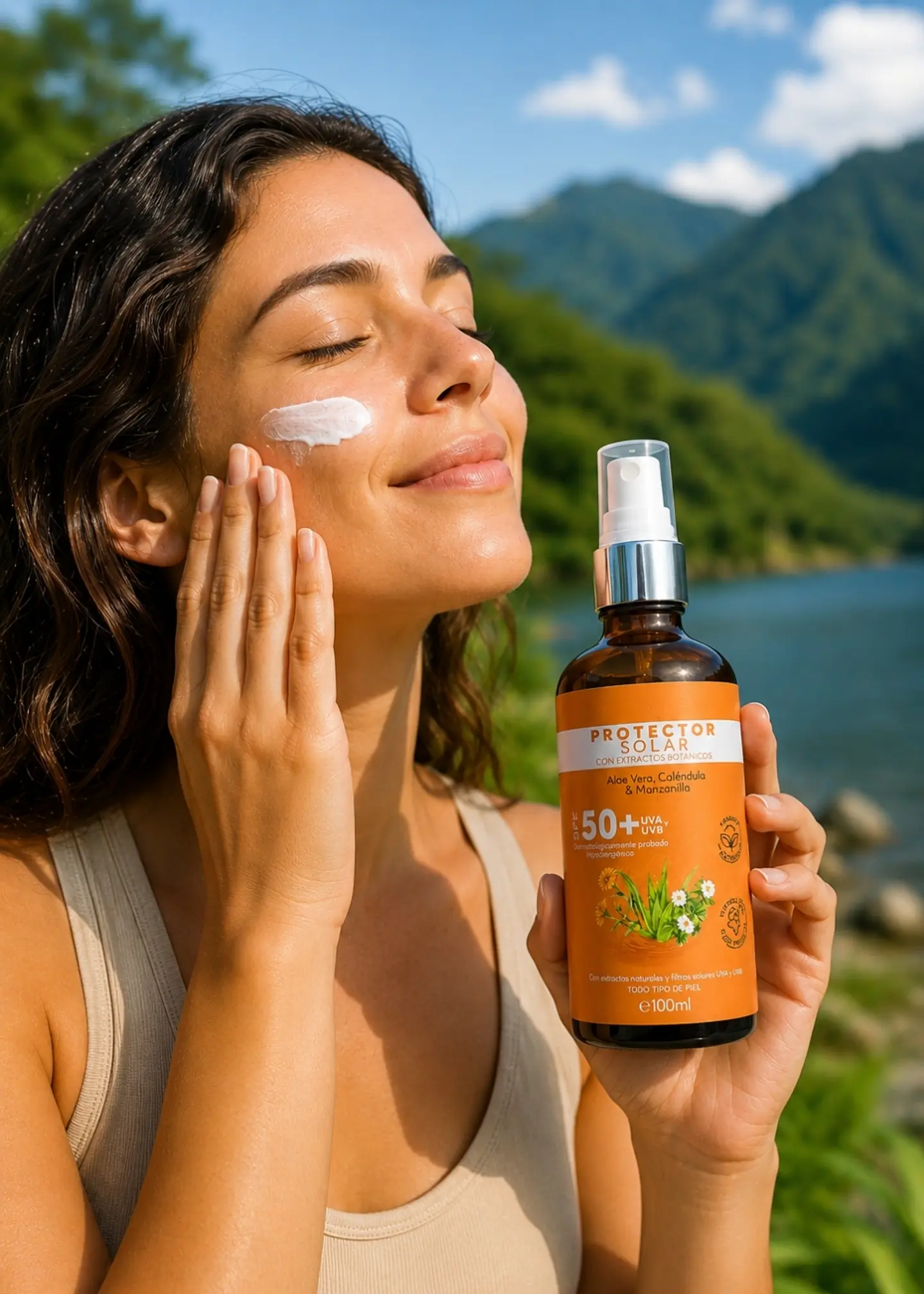 Protector Solar Natural SPF 50+ Mineral 50ml | Biodegradable | Libre de Oxibenzona | Apto para Parques Naturales | Colombia 2