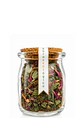 Aromática Natural Agroecológica Florecer 15g en Vidrio | Infusión Herbal Orgánica con Rosas, Lavanda, Cidrón y Toronjil | Ritual de Calma y Bienestar Emocional - Miniatura 1