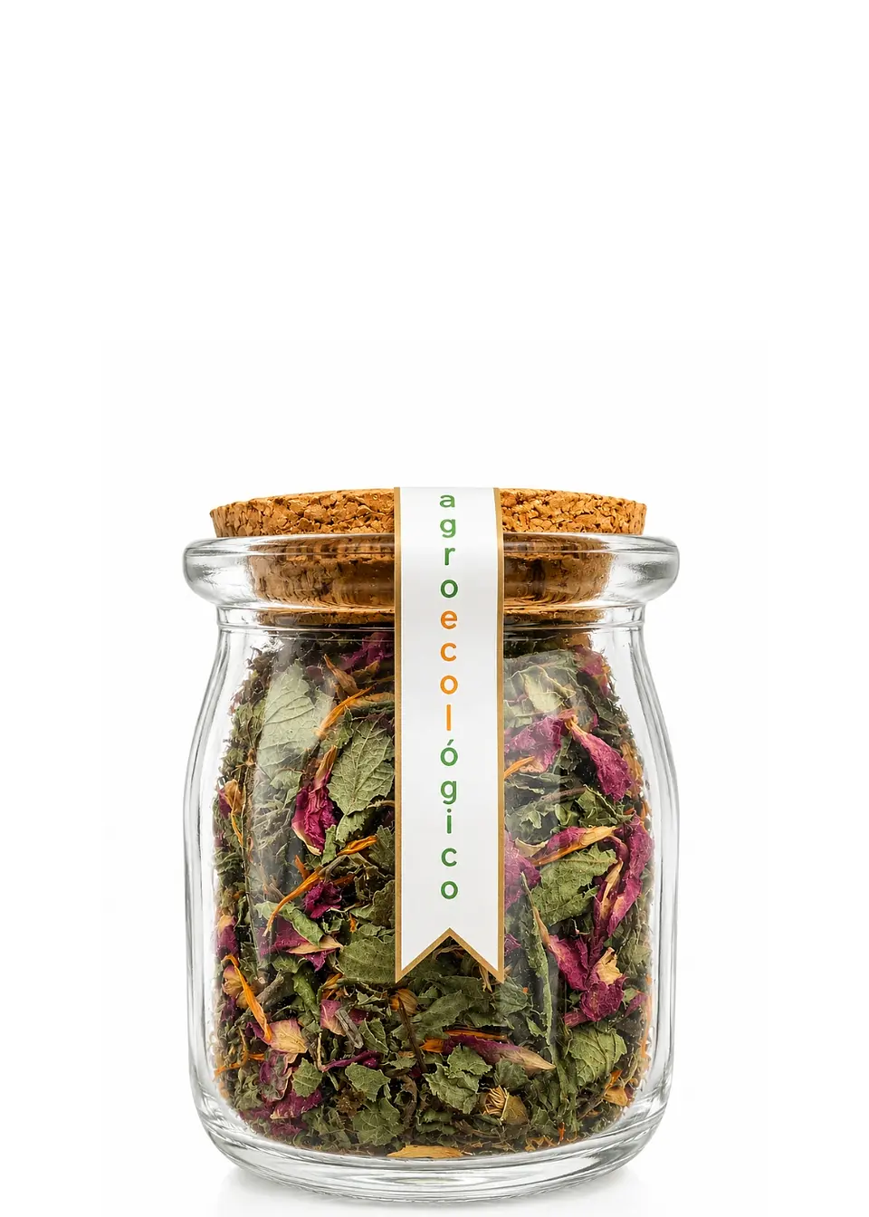 Aromática Natural Agroecológica Florecer 15g en Vidrio | Infusión Herbal Orgánica con Rosas, Lavanda, Cidrón y Toronjil | Ritual de Calma y Bienestar Emocional 1