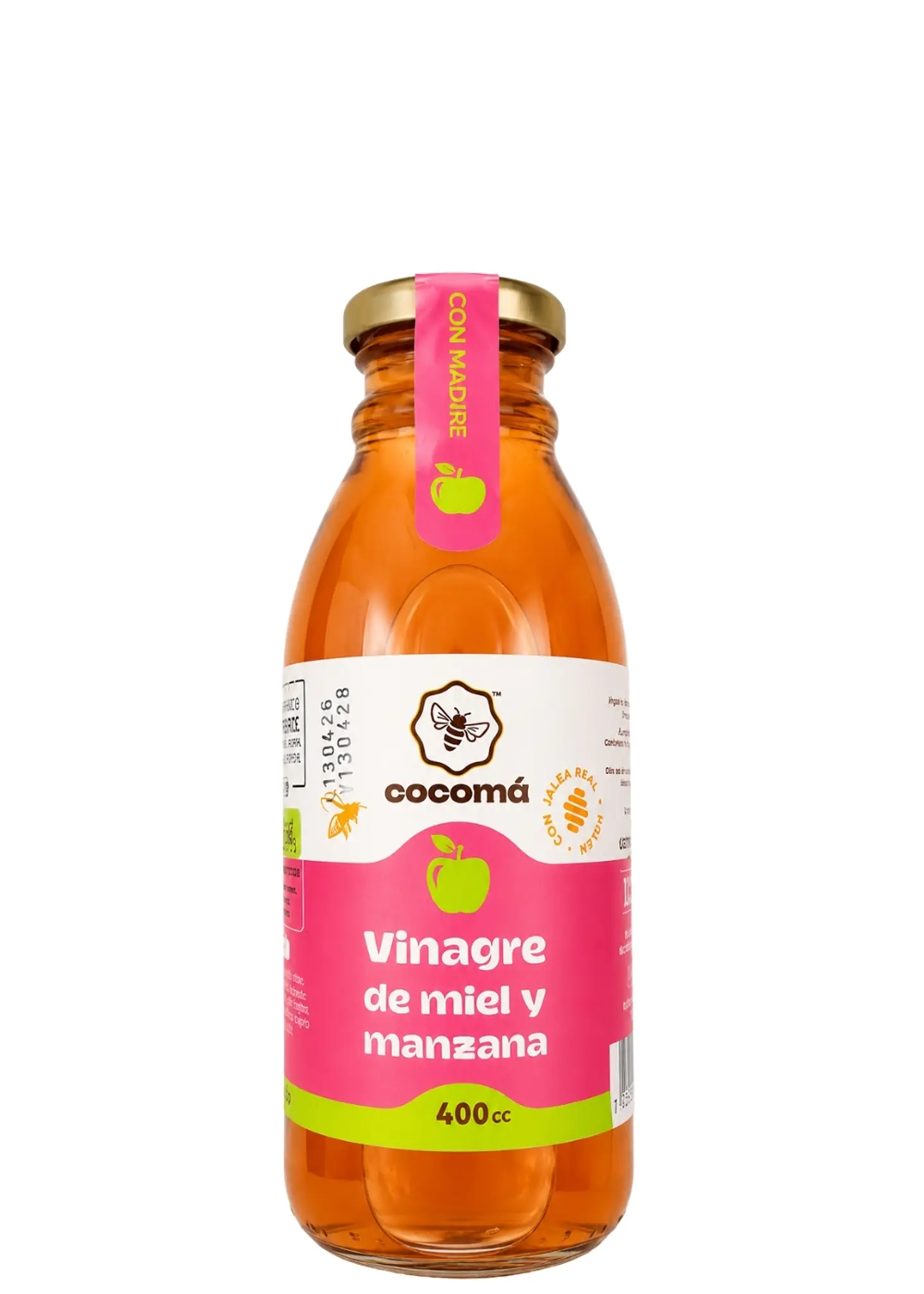 Vinagre de Miel & Manzana Cocomá 400 cc | Maduración Natural por 12 Meses | Sabor Artesanal y Versatilidad Gourmet 1