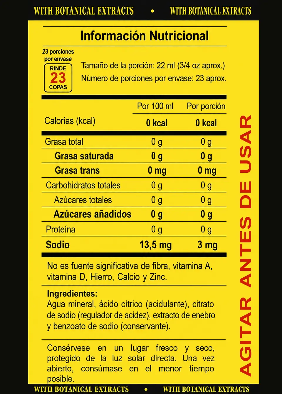 Concentrado Botánico Tónica Enebro 510 ml | Sin Azúcar | Rinde 23 Copas | Inspiración Gin Tonic Premium 4