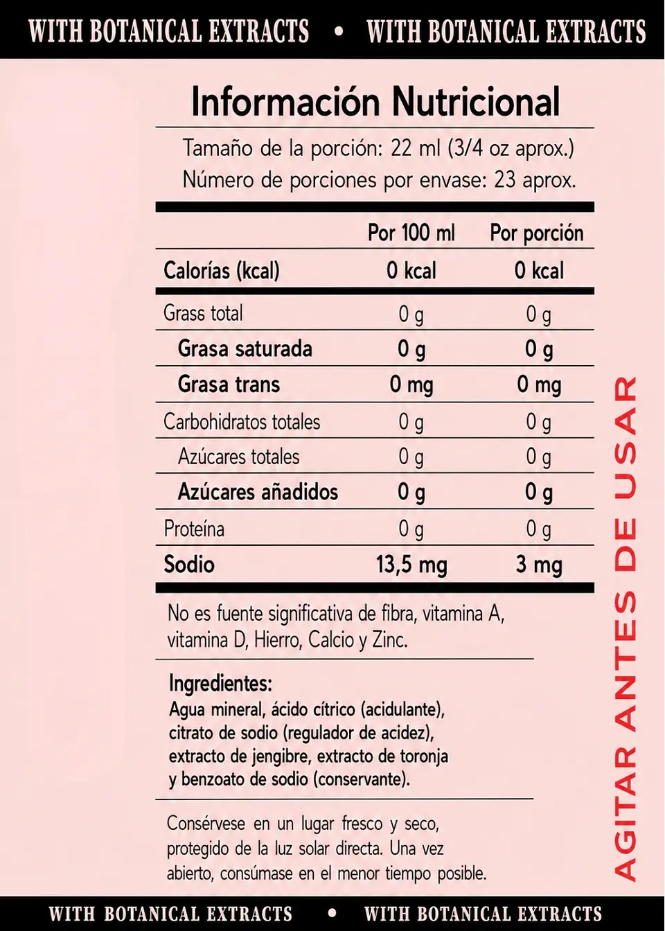Concentrado Botánico Pink Toronja 510 ml | Sin Azúcar | Rinde 23 Copas | Inspiración Paloma Premium | Extractos Botánicos Naturales 4