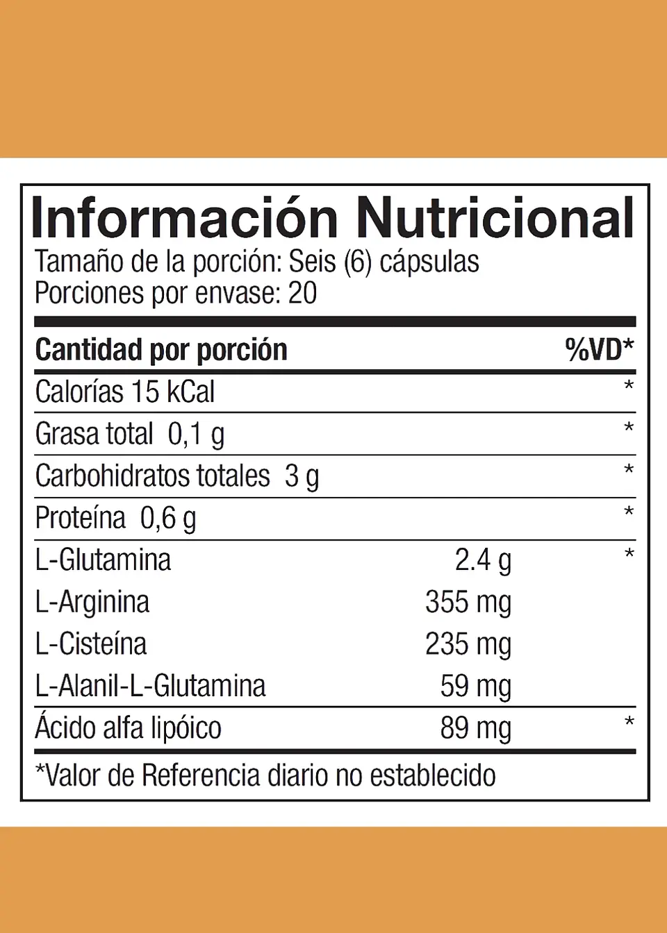 NanoFactor Glutamine Prime™ 120 Cápsulas Vegetales | Glutamina + NanoFactor® | Energía para las Células del Sistema Inmunitario | Apoyo Inmunológico, Antioxidante y Digestivo | Colombia  3