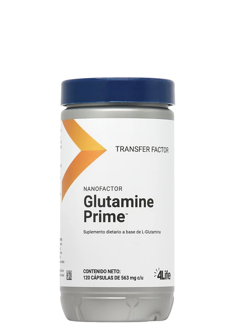 NanoFactor Glutamine Prime™ 120 Cápsulas Vegetales | Glutamina + NanoFactor® | Energía para las Células del Sistema Inmunitario | Apoyo Inmunológico, Antioxidante y Digestivo | Colombia 