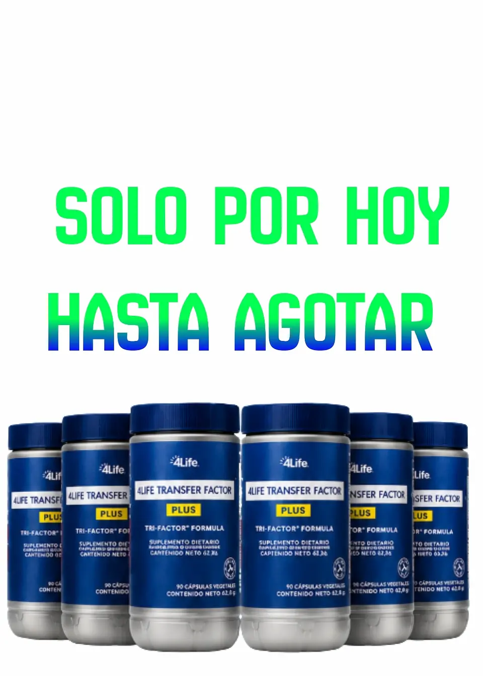 🚨 Solo por Hoy: Premium Pack Plus 4Life | Lleva 6 Transfer Factor Plus por $990.000 | Ahorra $340.000 + Envío Gratis Nacional | VITALES 1