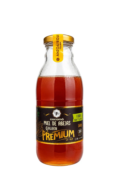 Miel de Origen Anzoátegui, Tolima 500g | Miel Pura 100% Natural | Recolectada Artesanalmente | Notas Cítricas de Limón | Sin Azúcar Añadida | Sin Conservantes | Envase de Vidrio