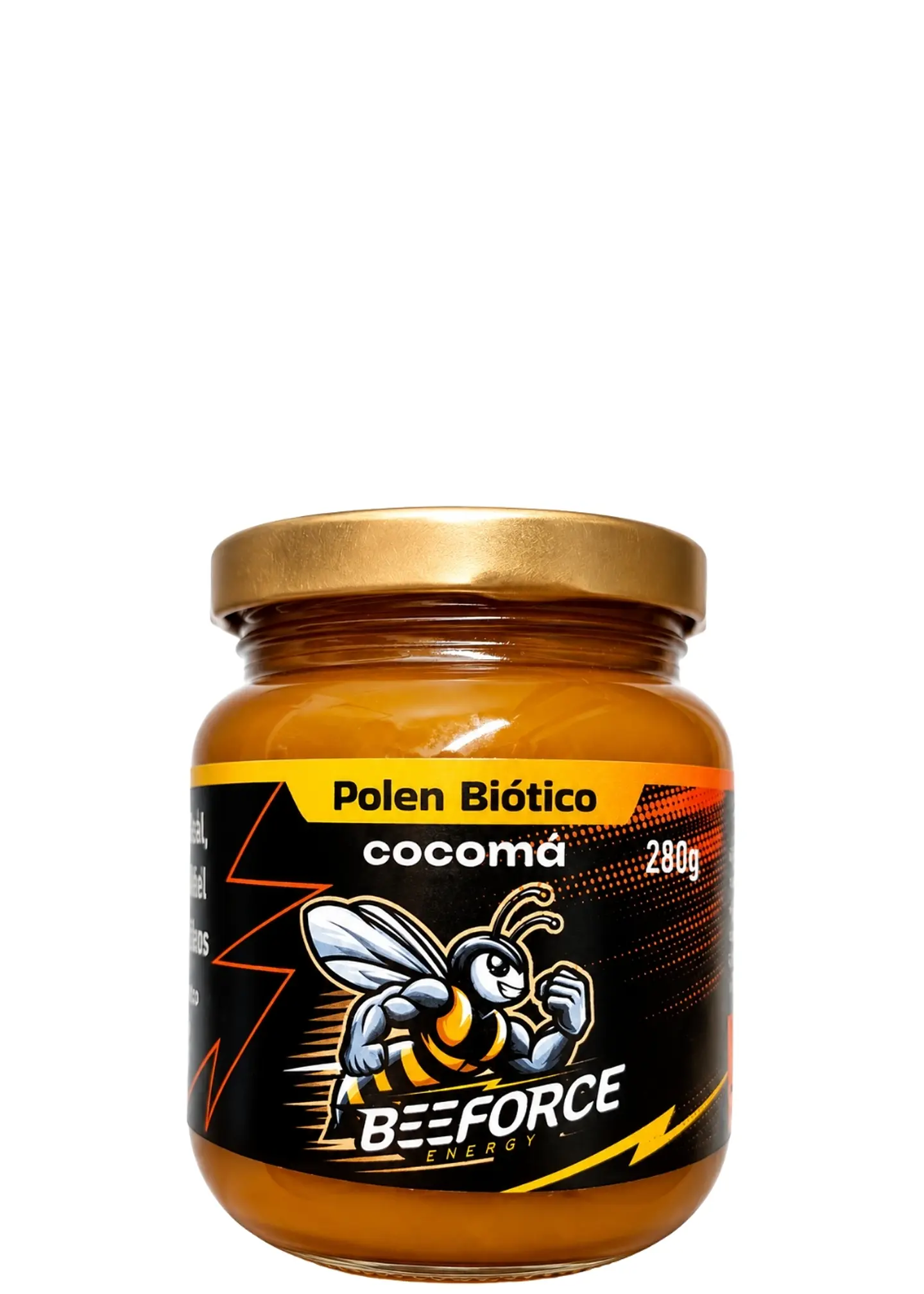 Polen Biótico BEEFORCE Energy 280 g | Con Miel 100% Natural, Polen, Propóleo, Jalea Real y Vinagre de Miel | Energía Natural, Sistema Inmunológico  | Sin Azúcar Añadida | Sin Conservantes 1