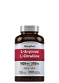 L-Arginina 1000 mg + L-Citrulina 350 mg | 200 Cápsulas | 100 Porciones | Óxido Nítrico, Circulación y Rendimiento Deportivo | Importado EE. UU. | Colombia - Miniatura 1
