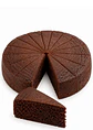 Torta entera de Chocolate Gourmet 2,2 kg | 16 Porciones | Bizcocho Artesanal Tipo Chiffon | Estilo Cafés de Especialidad | Preparación Artesanal - Miniatura 1
