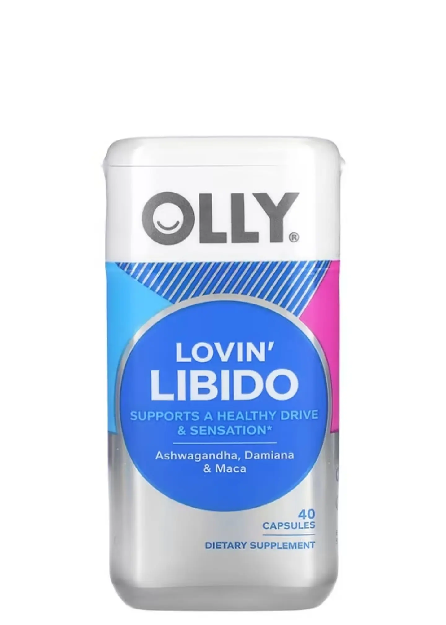  OLLY Lovin’ Libido x 40 Cápsulas | Ashwagandha KSM-66, Damiana y Maca | Deseo, Excitación y Bienestar Sexual Femenino | 20 Porciones | Imporado EE.UU. | Colombia   1