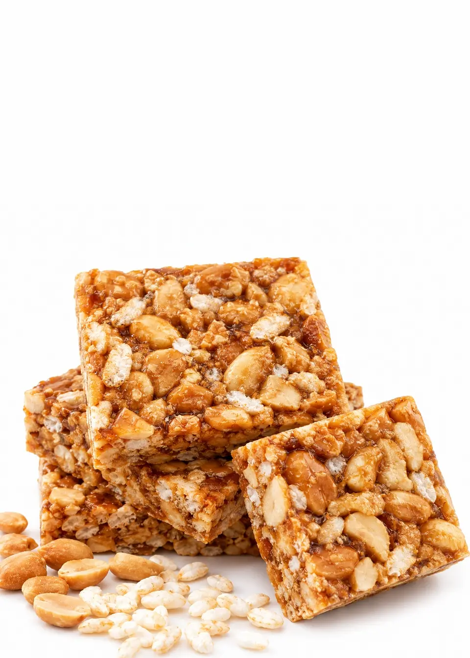 Turrón de maní Deliturrón con arroz soplado x12 unidades 240 g | Snack dulce colombiano 1
