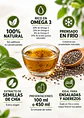 Óleo Seeds Aceite de Chía Extra Virgen 450 ml | Prensado en frío | 100% natural | Omega 3 | Colombia - Miniatura 2