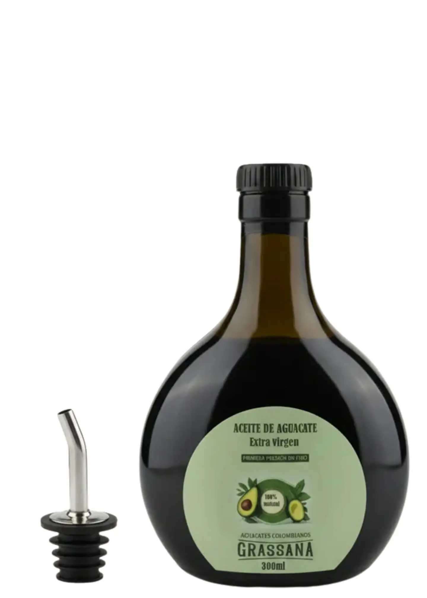 Aceite de Aguacate Grassana Extra Virgen 300 ml | 100% Pulpa Hass | Prensado en Frío | Sin Refinar | Colombiano 4