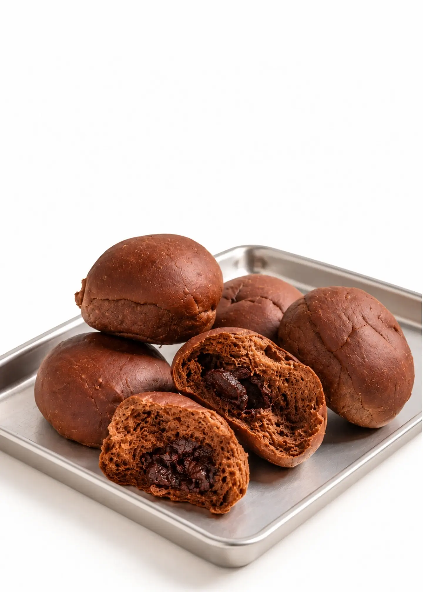 Pack x4 | 20 Panes Artesanales de Einkorn, Algarrobo, Cacao y Jengibre | Relleno de Chocolate | Sin Conservantes | 1 kg 1
