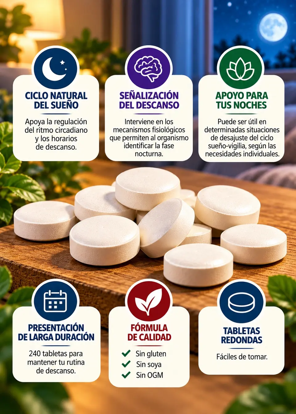 Nutricost Melatonina 10 mg | 240 tabletas | Apoyo al ciclo natural del sueño y descanso nocturno | Importado de EE. UU. | Colombia 2