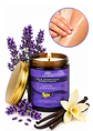 Panavayu Vela Aromática Humectante Lavanda y Vainilla 100 g | Doble Propósito: Aromatiza y Nutre la Piel | Soya, Coco y Karité | Colombia - Miniatura 1