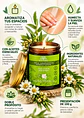 Panavayu Vela Aromática Humectante Cidrón y Manzanilla 100 g | Doble Propósito: Aromatiza y Nutre la Piel | Aceites Esenciales | Colombia - Miniatura 2