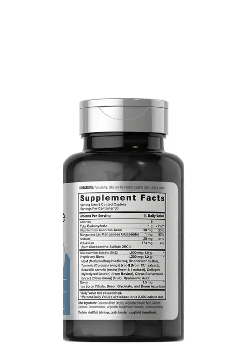 Horbaach Advanced Glucosamina y Condroitina + MSM y Cúrcuma | 180 Capletas | Bienestar Articular, Cartílagos y Tejidos Conectivos | 1.500mg de Glucosamina por Porción | Importado de EE. UU. | Colombia 3