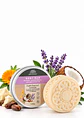 Panavayu Barra Humectante Natural de Lavanda 65 g | Hidratación Corporal Sin Enjuague | Con Cacao, Karité, Coco y Caléndula | Sin Parabenos ni Fragancias Artificiales - Miniatura 1