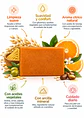 Panavayu Jabón Natural Artesanal de Naranja y Arcilla Amarilla 100 g | Facial y Corporal | Limpieza, Suavidad y Confort - Miniatura 2