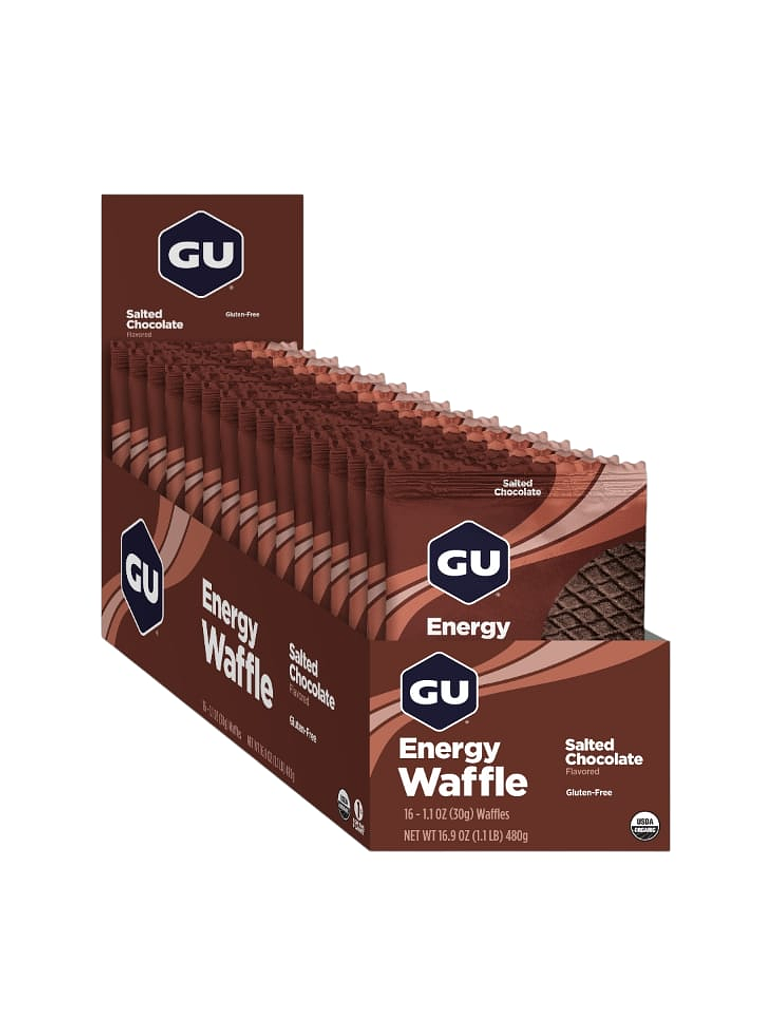 WAFFLE ENERGETICO STROOPWAFEL GU: SALTED CHOCOLATE 1