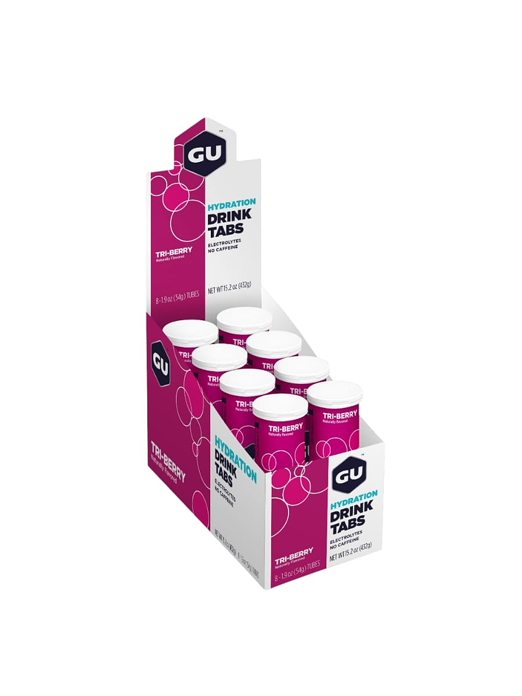 TABLETAS DE HIDRATACION GU: TRI-BERRY 1