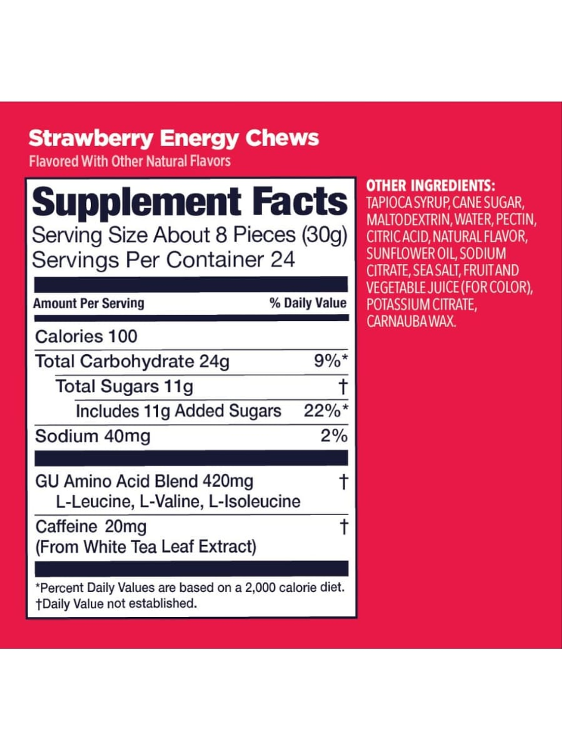 GOMITAS ENERGETICAS GU: STRAWBERRY  4