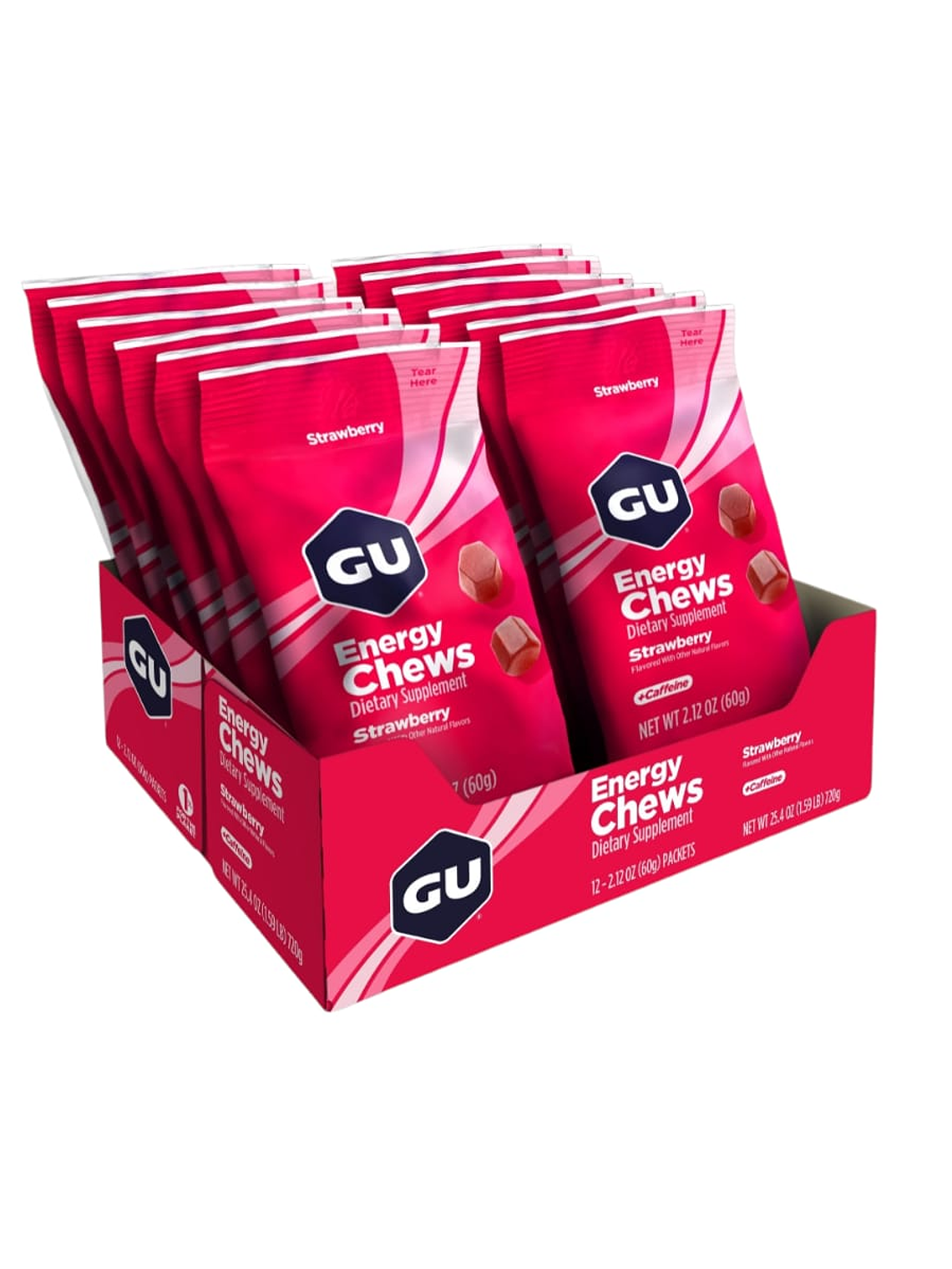 GOMITAS ENERGETICAS GU: STRAWBERRY  1