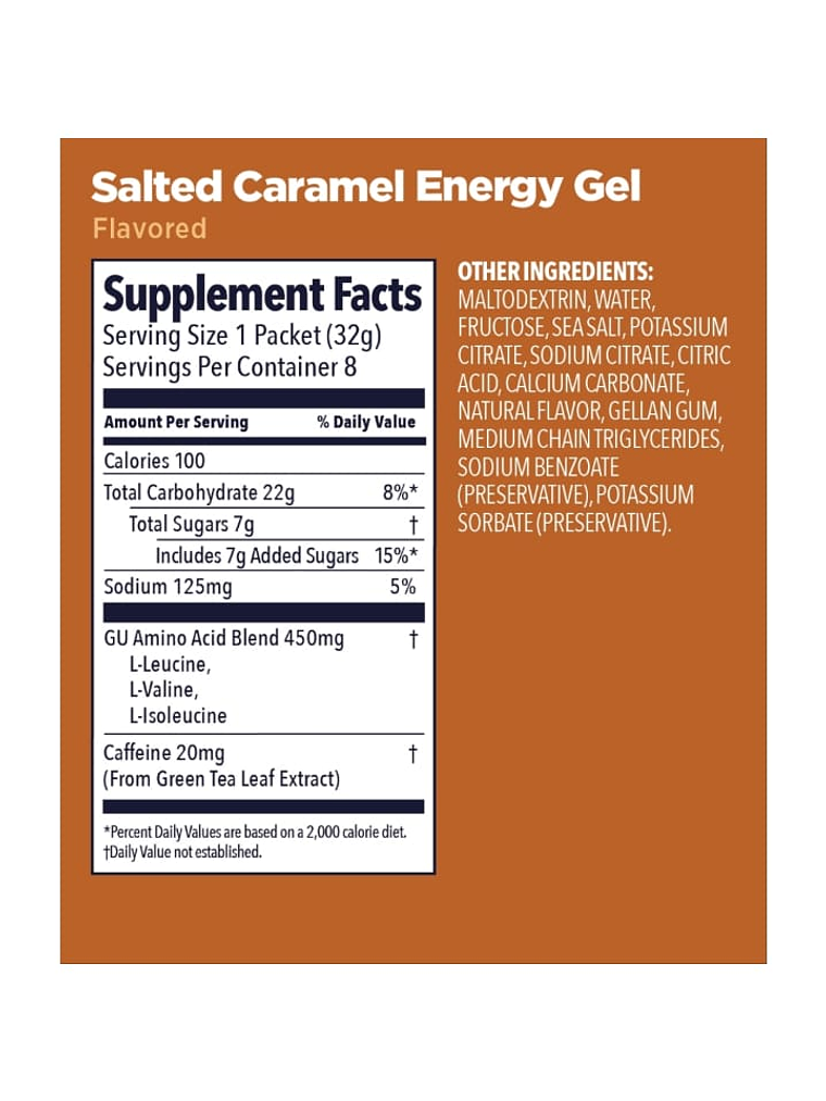 GEL ENERGETICO GU: SALTED CARAMEL  4