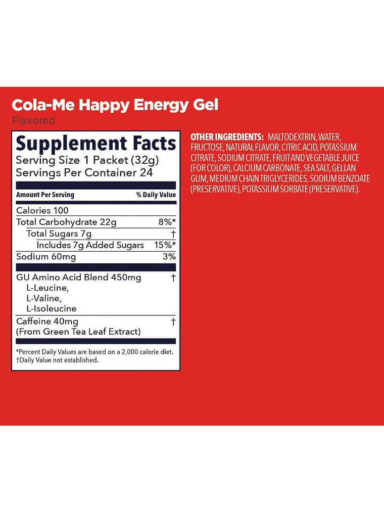 GEL ENERGETICO GU: COLA ME-HAPPY 4