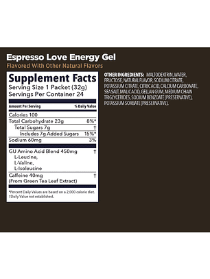 GU ESPRESSO LOVE PACK 6 