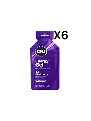 GU JET BLACKBERRY PACK 6