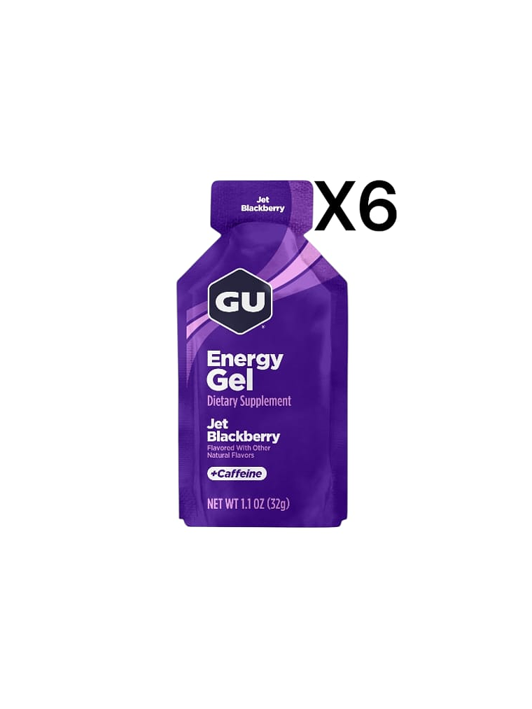 GU JET BLACKBERRY PACK 6 1