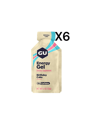 GU BIRTHDAY CAKE PACK 6