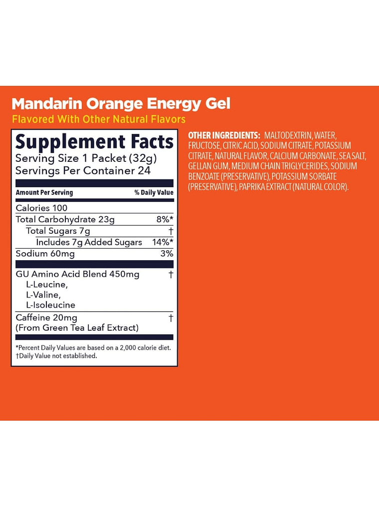 GU MANDARIN ORANGE PACK 6 2