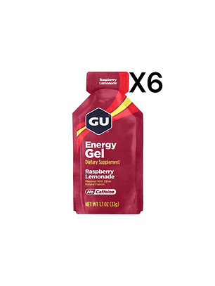 GU RASPBERRY LEMONADE PACK 6