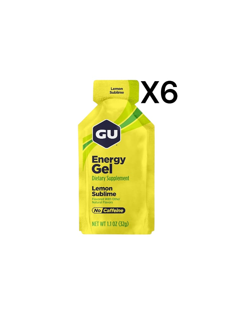 GU LEMON SUBLIME PACK 6 1