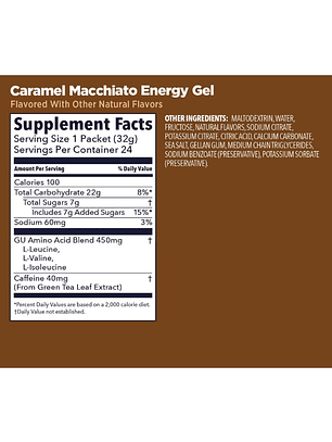 GU CARAMEL MACCHIATO PACK 6