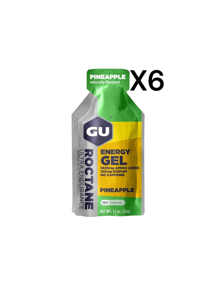 GU ROCTANE PINEAPPLE PACK 6 1