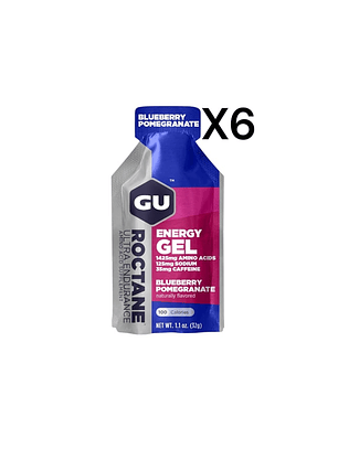 GU ROCTANE BLUEBERRY POMEGRANATE PACK 6