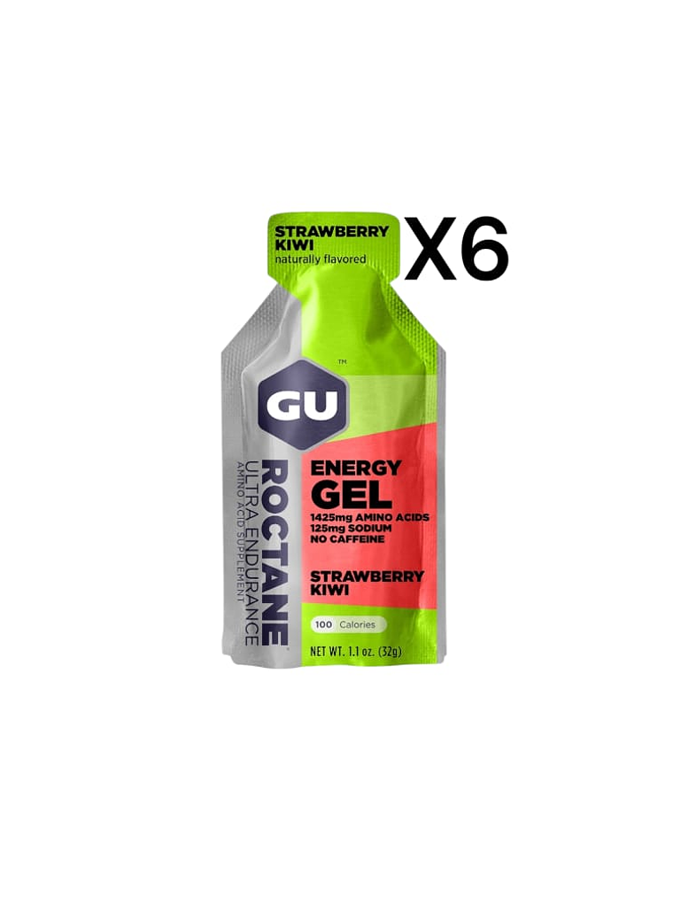 GU ROCTANE STRAWBERRY KIWI PACK 6 1