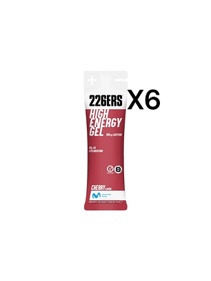226ERS HIGH ENERGY GEL CHERRY PACK 6